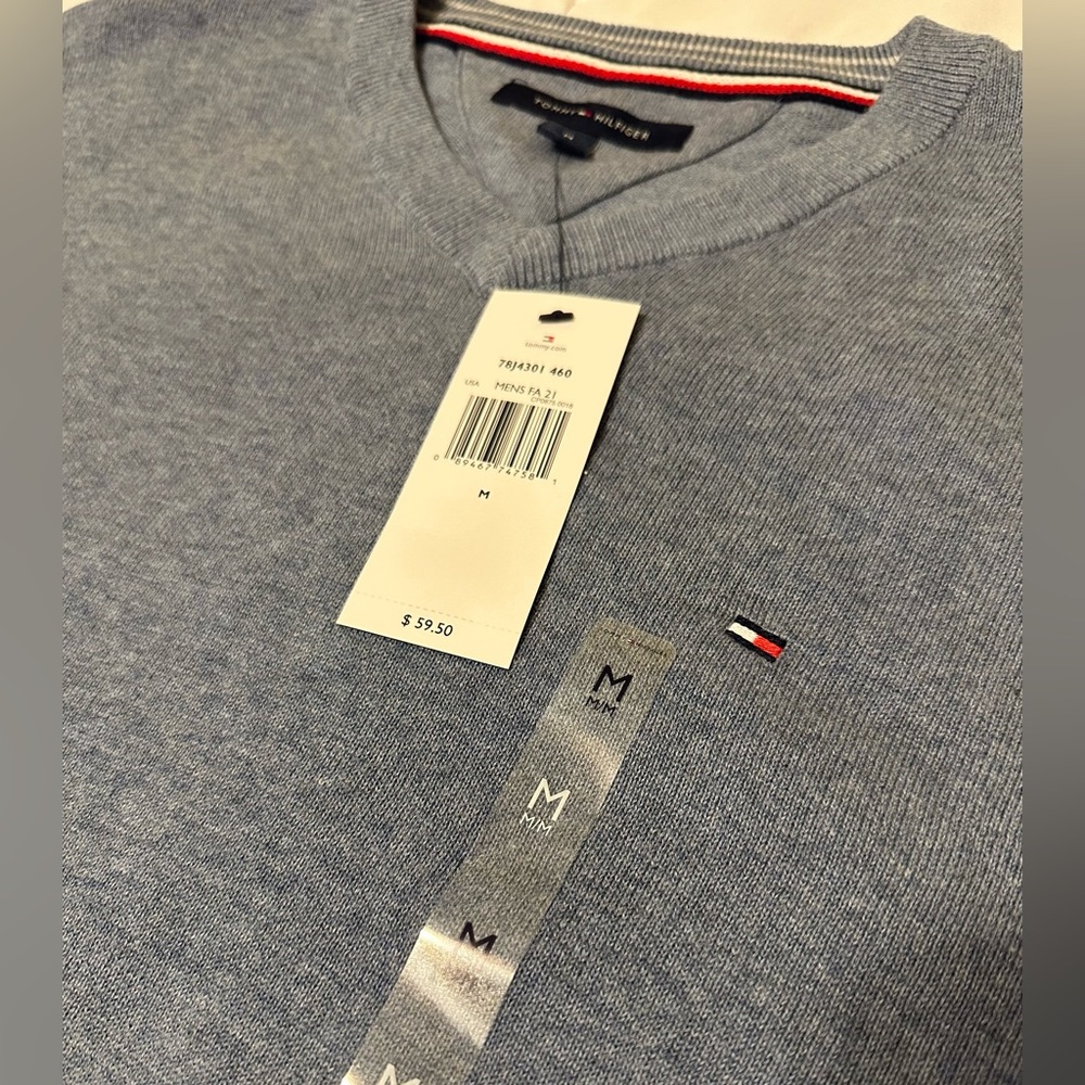 Tommy Hilfiger V-Neck Sweater Blue